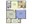 600 sq. ft. Arapaho floor plan