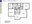 959 sq. ft. C floor plan