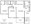 874 sq. ft. floor plan