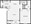 689 sq. ft. A1 floor plan