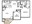 858 sq. ft. B1 floor plan