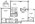 935 sq. ft. Toledo floor plan