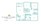 1,221 sq. ft. 60% floor plan