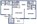 960 sq. ft. floor plan
