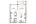 695 sq. ft. A1 floor plan