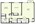 887 sq. ft. floor plan