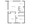 876 sq. ft. Pecan floor plan