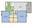 835 sq. ft. Advantage floor plan