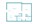 483 sq. ft. A1 floor plan