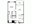 687 sq. ft. A1 floor plan