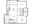 1,110 sq. ft. B1.1 floor plan