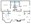 875 sq. ft. C1 floor plan