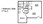 577 sq. ft. A floor plan