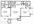 917 sq. ft. B floor plan