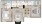 1,000 sq. ft. B2 floor plan