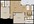 1,024 sq. ft. floor plan