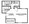 425 sq. ft. E2 floor plan