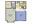 522 sq. ft. Monarch floor plan