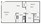 522 sq. ft. A3 floor plan