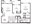 910 sq. ft. A4 floor plan