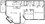 865 sq. ft. B1 floor plan