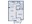 716 sq. ft. A1 floor plan
