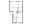 645 sq. ft. Willow floor plan