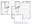 817 sq. ft. to 819 sq. ft. K floor plan