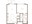 729 sq. ft. to 747 sq. ft. A4 floor plan