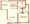 710 sq. ft. floor plan