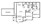 957 sq. ft. to 1,053 sq. ft. B/60% floor plan