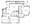 1,194 sq. ft. C1/50% floor plan
