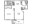 546 sq. ft. A1 floor plan
