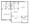 652 sq. ft. A2 floor plan