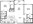 1,132 sq. ft. B4 floor plan
