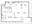 1,059 sq. ft. Rice Village B floor plan
