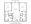 1,080 sq. ft. B1 floor plan