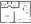 510 sq. ft. A2 floor plan