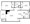 850 sq. ft. B2 floor plan