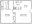 727 sq. ft. to 755 sq. ft. A/B floor plan