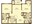 1,014 sq. ft. Hamilton floor plan