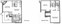 1,054 sq. ft. B1 floor plan