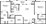 1,380 sq. ft. B3 floor plan