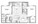 1,086 sq. ft. B3/80% floor plan