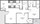 889 sq. ft. B floor plan