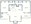 940 sq. ft. floor plan