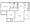 961 sq. ft. floor plan