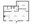 895 sq. ft. Super Nova Deluxe floor plan