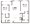 1,184 sq. ft. to 1,199 sq. ft. B2D/B2E floor plan