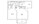 679 sq. ft. A1 floor plan